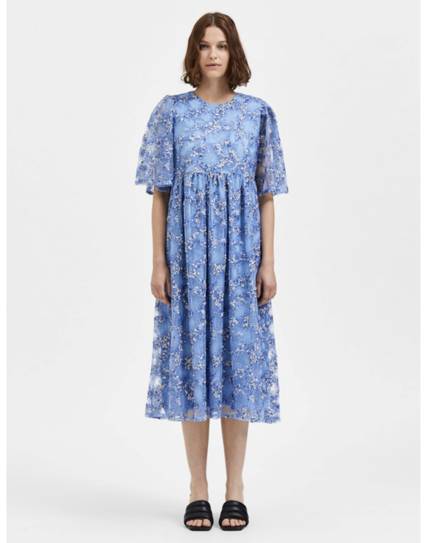 Justine 2/4 Midi Sequins Dress - Jacaranda - Image 3