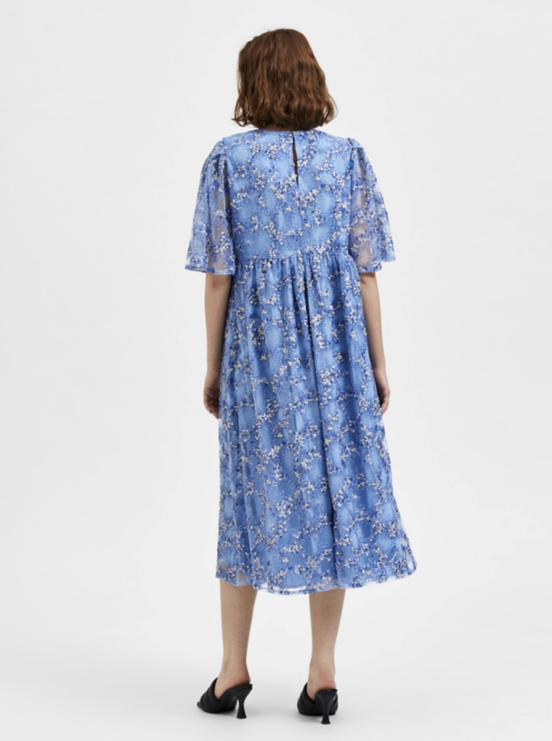 Justine 2/4 Midi Sequins Dress - Jacaranda - Image 4