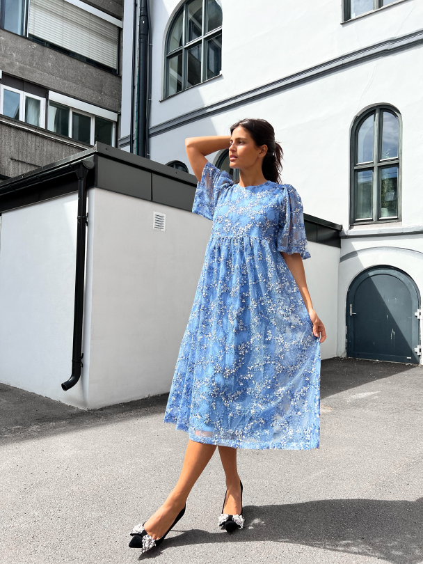 Justine 2/4 Midi Sequins Dress - Jacaranda - Image 9