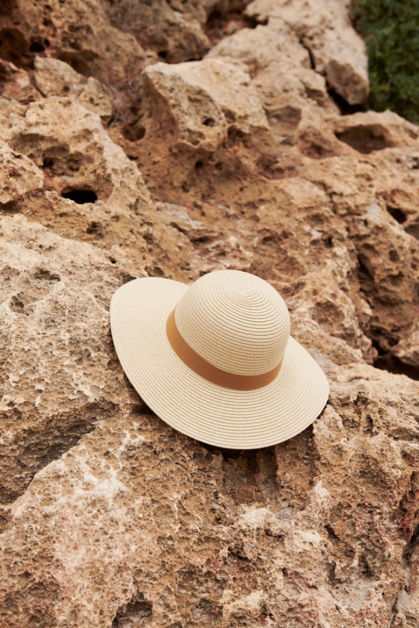 Elle Capri Boater Hat - Nature/Golden Caramel Mix - Image 4