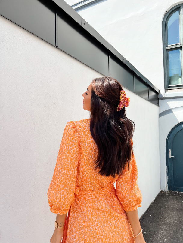Julia - Siv 3/4 Short Dress - Iceland Poppy - Image 5