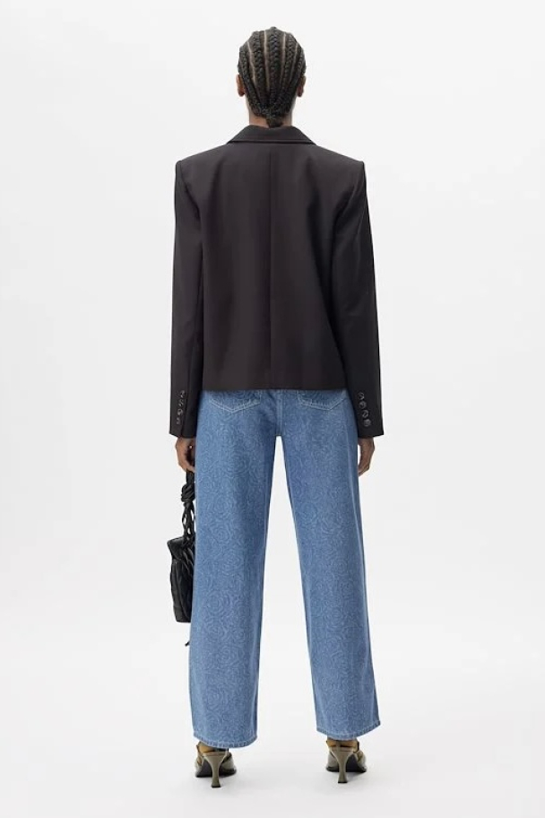 Nora Short Blazer - Black  - Image 4