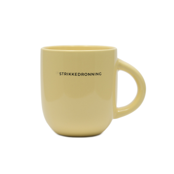 Kopp Gul Strikkedronning