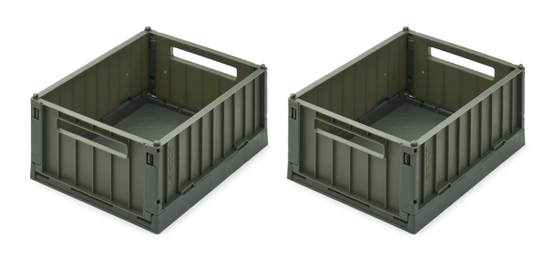 Weston Storage Box S 2-pk - Hunter Green - Image 1