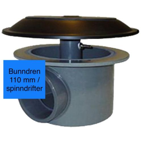  Bunndren 110mm med spinndrifter / Proff