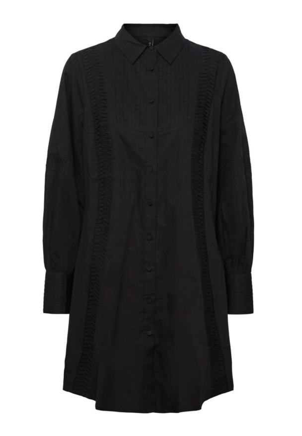 Bona Shirt Dress - Black  - Image 2
