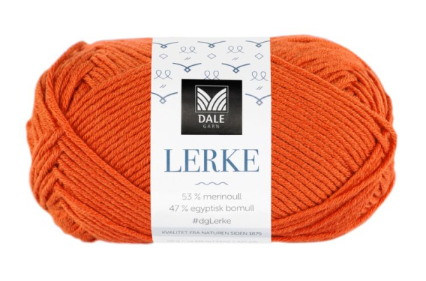 8165 Oransje - Lerke - Dale Garn
