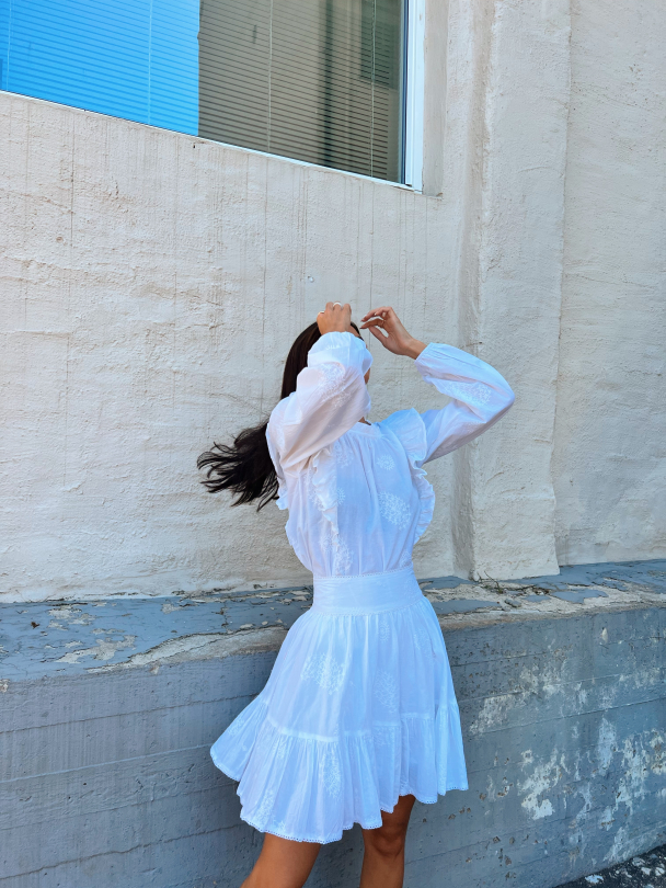 Mina Blouse - white - Image 4