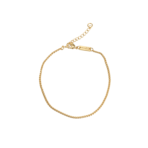 TWISTED GOLD ANKLET