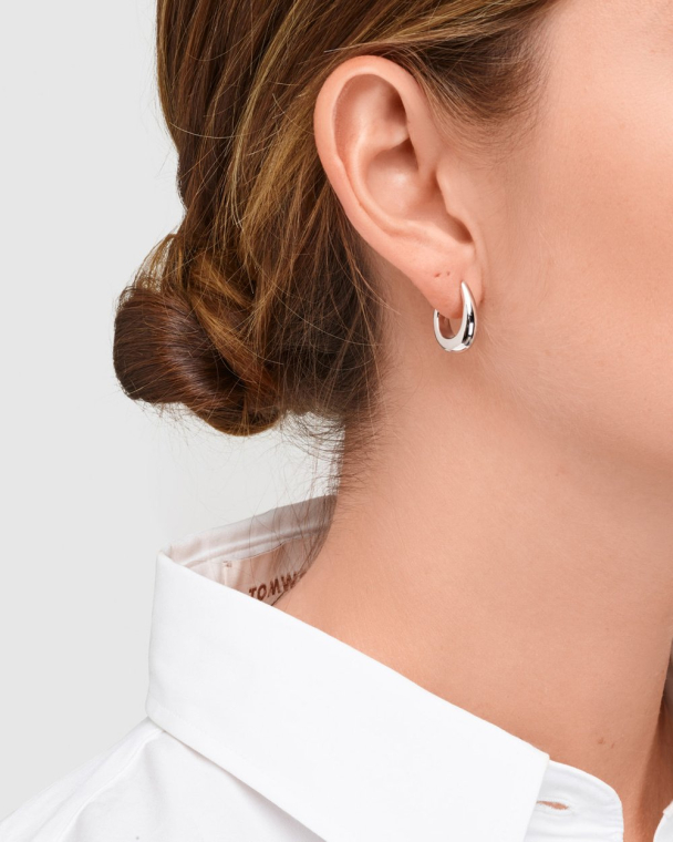 LIZ HOOPS SILVER - Image 2