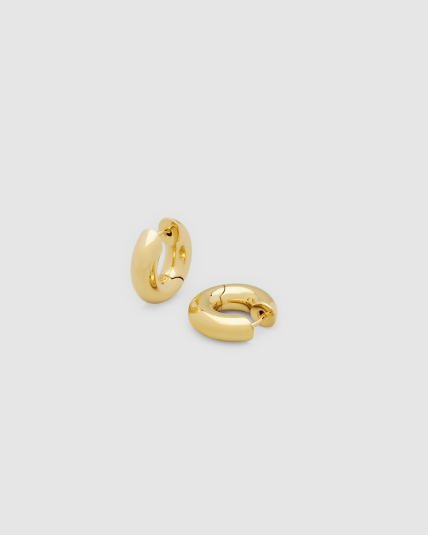 CHUNKY HOOPS SMALL GOLD - Image 1