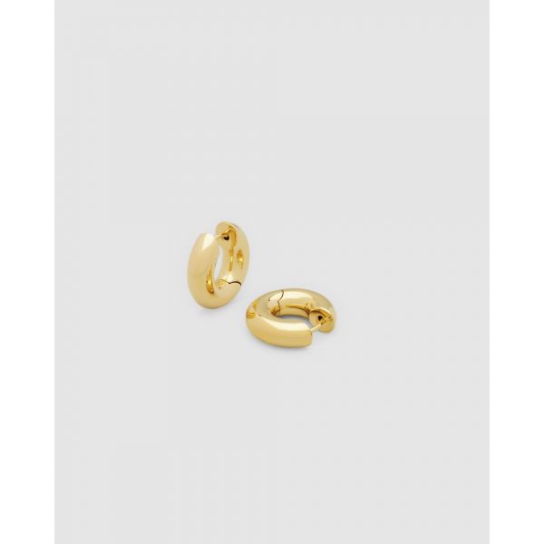 CHUNKY HOOPS SMALL GOLD