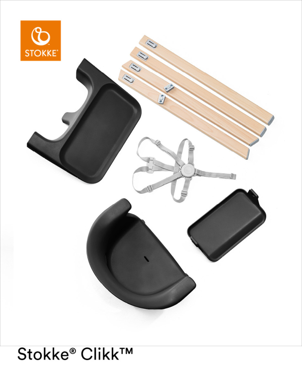 Stokke® | Clikk™ Høystol - Black Natural - Image 5