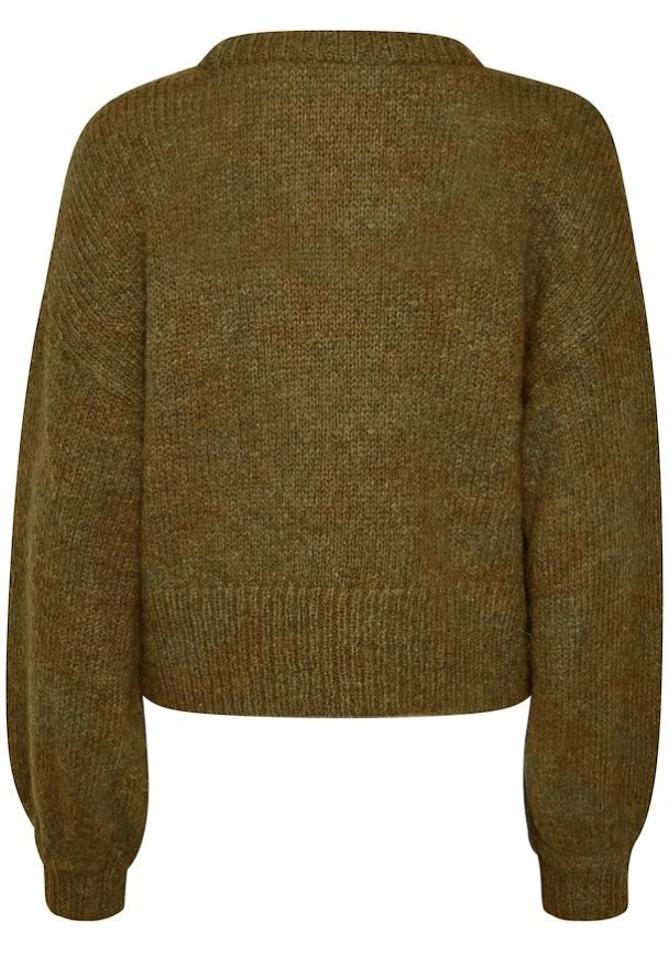 Dianka pullover - Moss green mela - Image 2