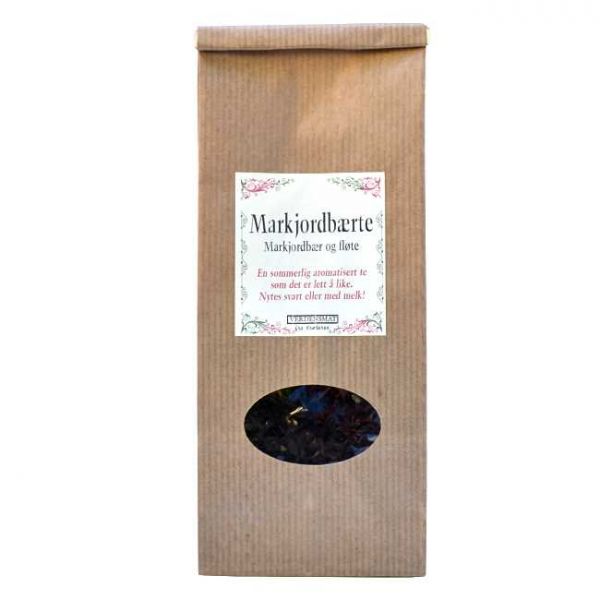 Jordbær og  fløte-te, 70 g Verdensmat