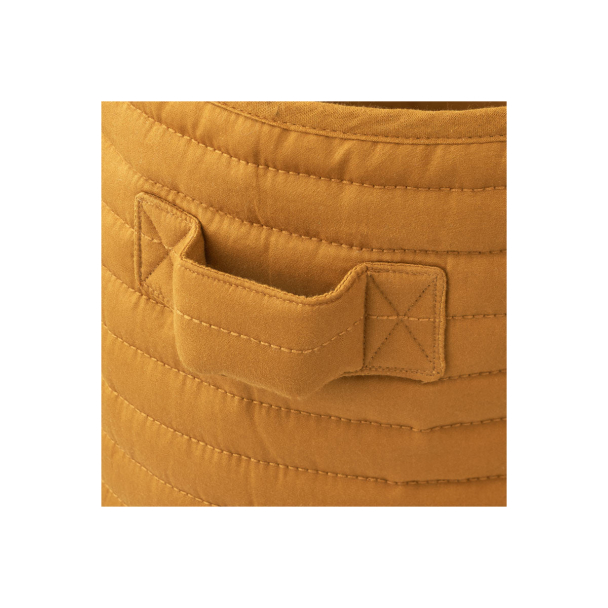 Ally Quilted Basket - Golden Caramel - Image 2