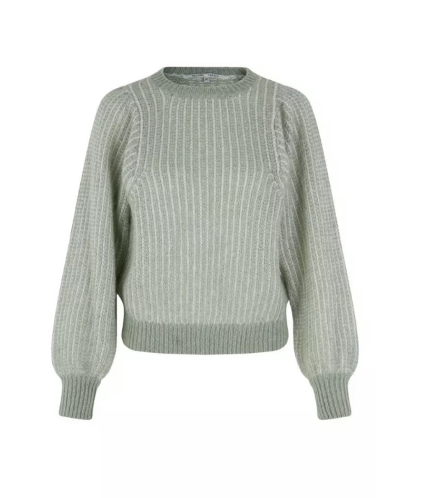 Kubra knit O-Neck - Laurel Green  - Image 2