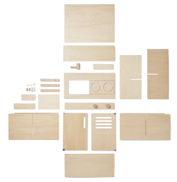 Liewood | Mario Lekekjøkken - Natural Wood - Image 4