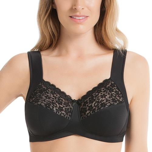 'Havanna' wireless bra, sort