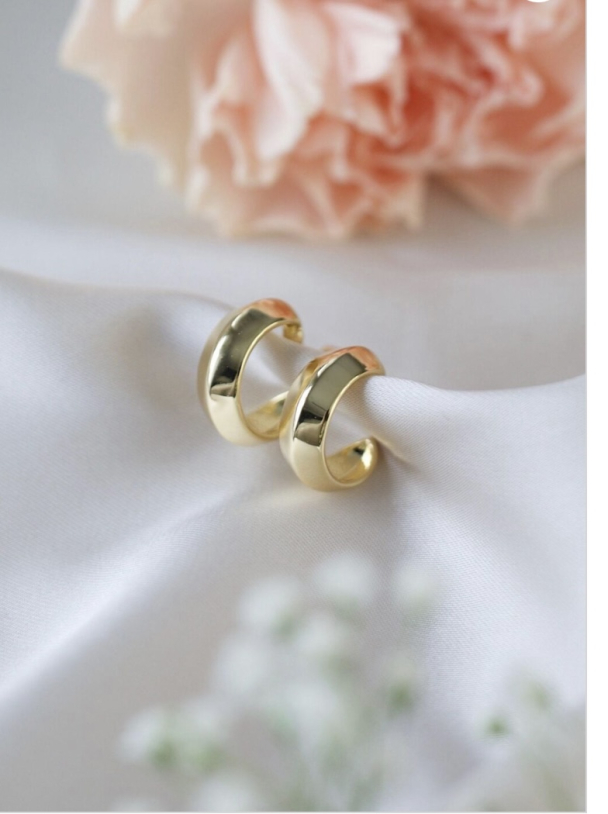 Filippa Hoops Tiny Øredobber - Image 1