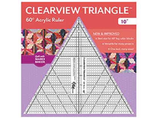 Clearview triangle 60 grader linjal