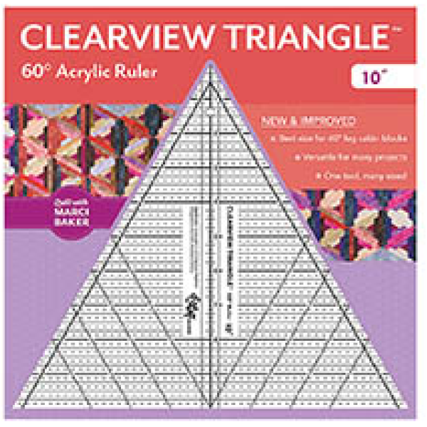 Clearview triangle 60 grader linjal