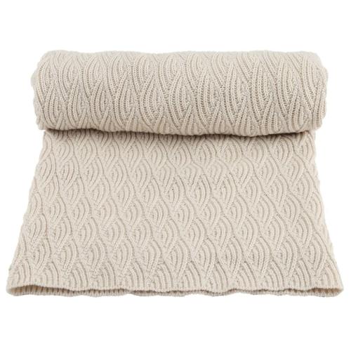 KONGES SLØJD - BLANKET POINTELLE OFF WHITE