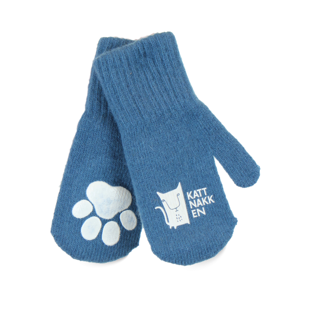 Magiske Ullvotter - Fjordblå - Image 1