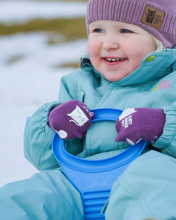 Magiske Ullvotter - Lilla - Image 4