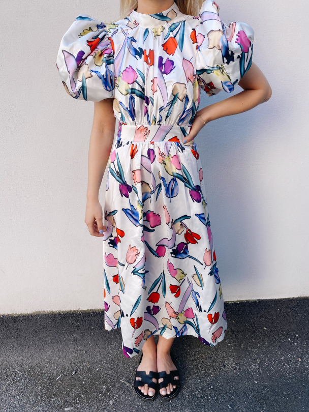 Noon Dress - Bright White Comb - Image 1