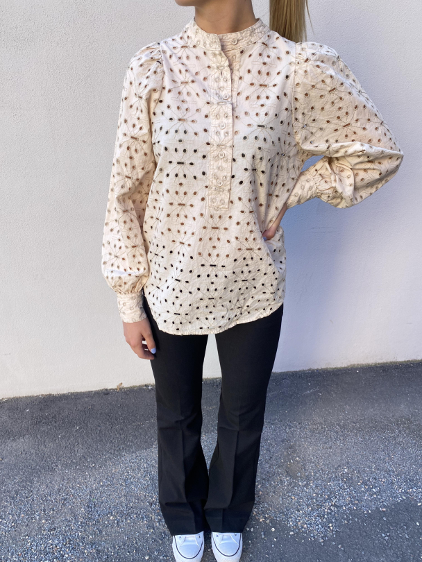 Brode Blouse - Dark Chalk - Image 1