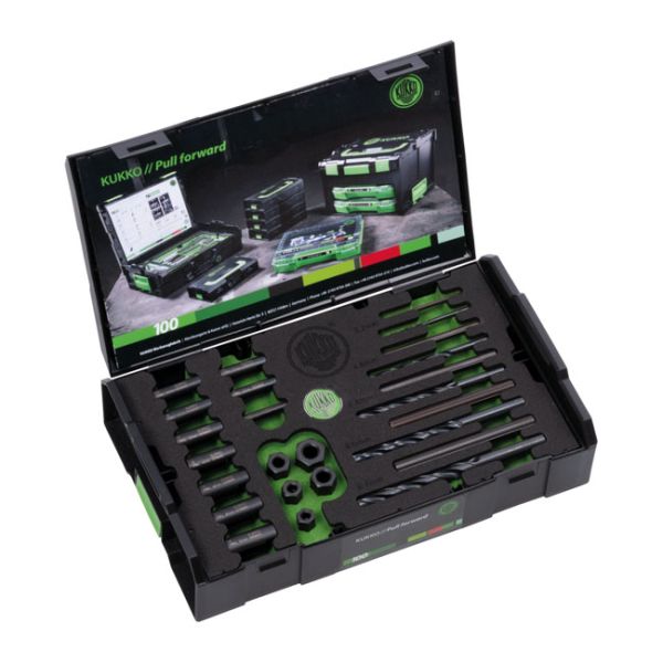 KUKKO, BOLT EXTRACTION KIT. M5 TO M16