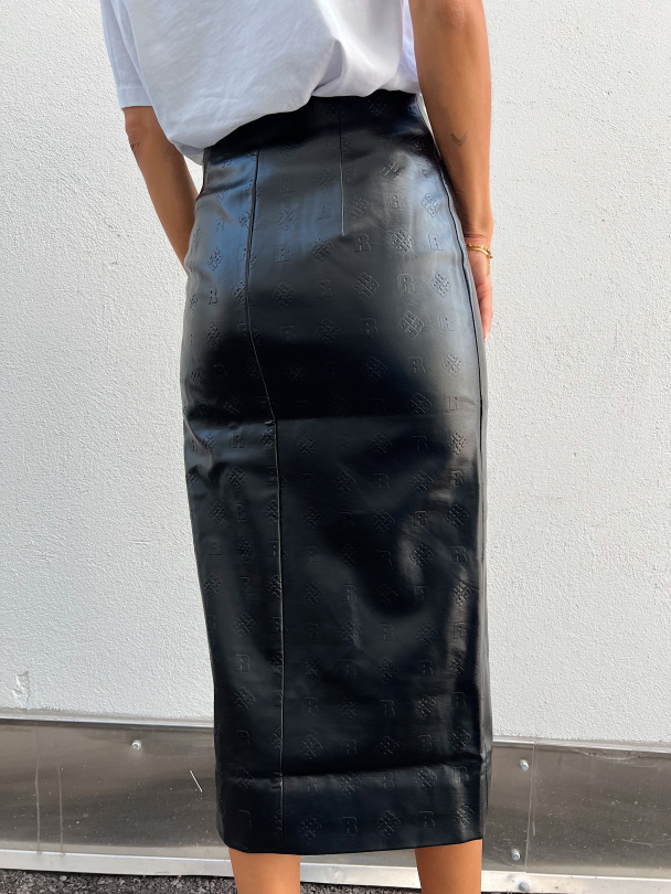 Leeds Pencil Skirt - Black  - Image 3