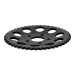 REAR SPROCKET, BLACK. 47T