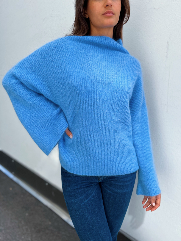 Felicia Oversized Knit - Sky Blue - Image 1