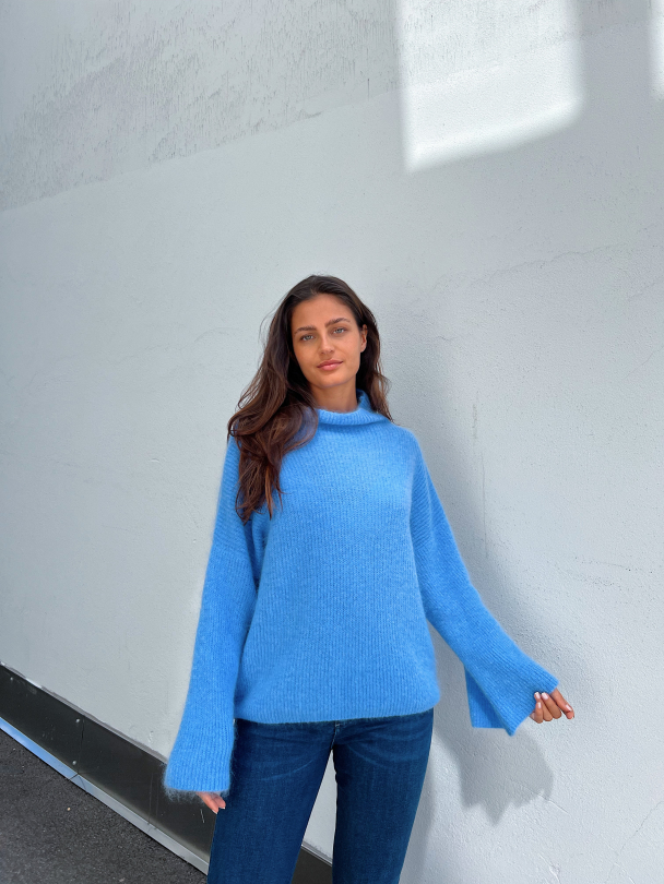 Felicia Oversized Knit - Sky Blue - Image 4