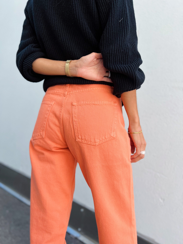 Terrence Tomboy Jeans - Orange - Image 2