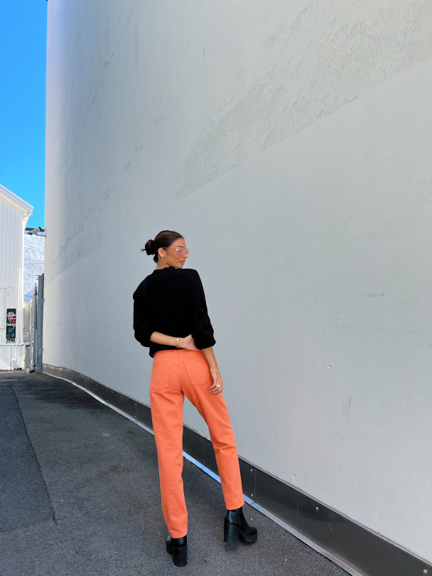 Terrence Tomboy Jeans - Orange - Image 6