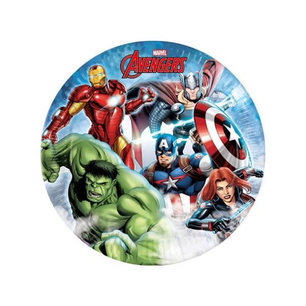 Papptallerken, AVENGERS INFINITY STONES, 23 cm
