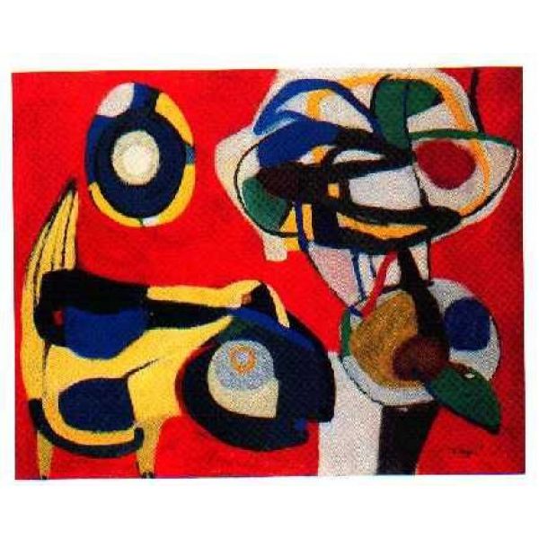 Plakat Karel Appel Fleures et Animaux