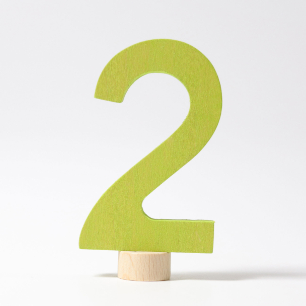 Tall "2" til bursdagsring - Image 1