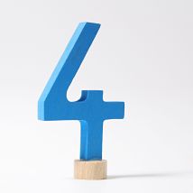 Tall "4" til bursdagsring