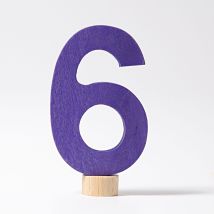 Tall "6" til bursdagsring