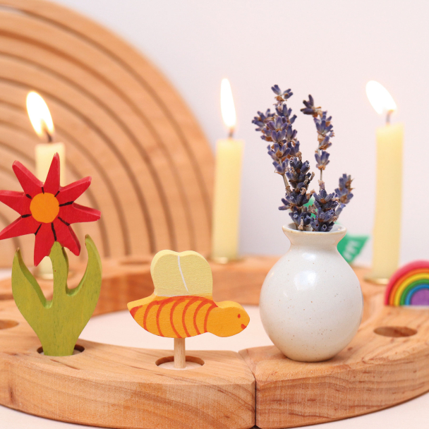 Vase til bursdagsring - Hvit - Image 4