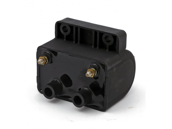 OEM STYLE IGNITION COIL. 12V, 3 OHM. BLACK