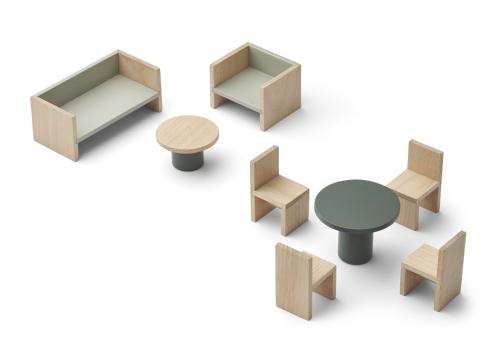 Liewood | Gillian Playhouse Furniture - Hunter Green Mix