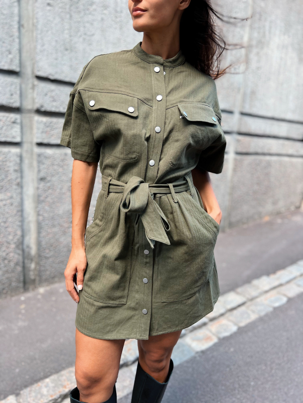 Archer Dress - Army - Image 1