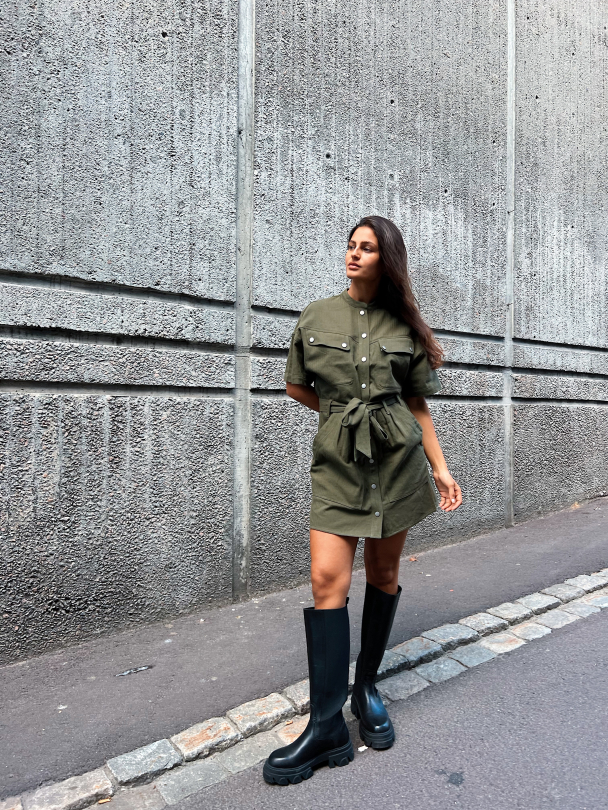 Archer Dress - Army - Image 5