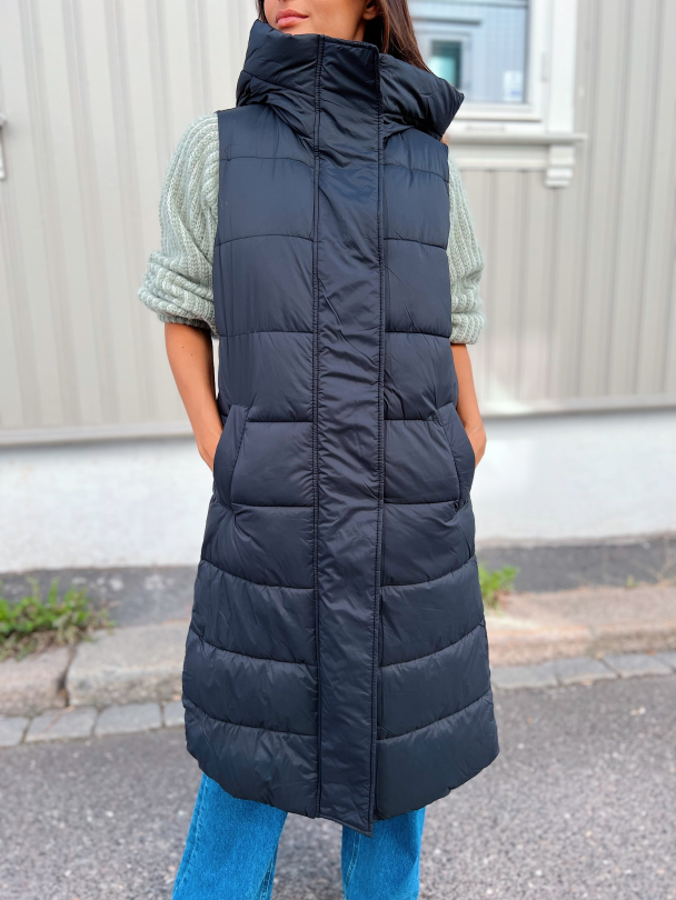 Lira Padded Vest - Black  - Image 1
