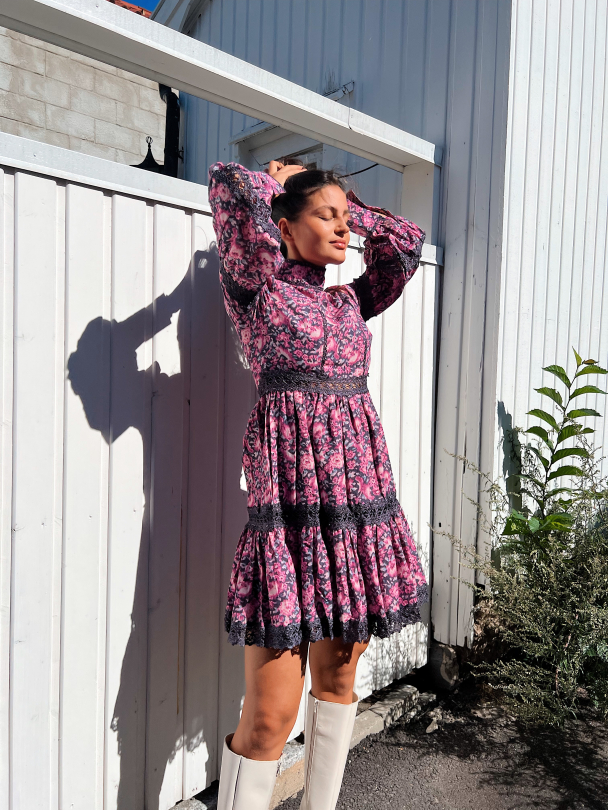 Ruby Dress  - Vintage Rose - Image 3